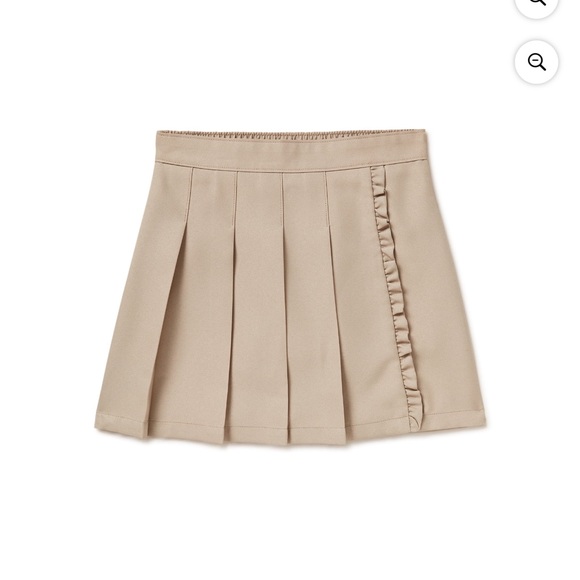 Wonder Nation Girls School Uniform Pleated Ruffle Scooter Skirt Size 7. - Picture 1 of 3